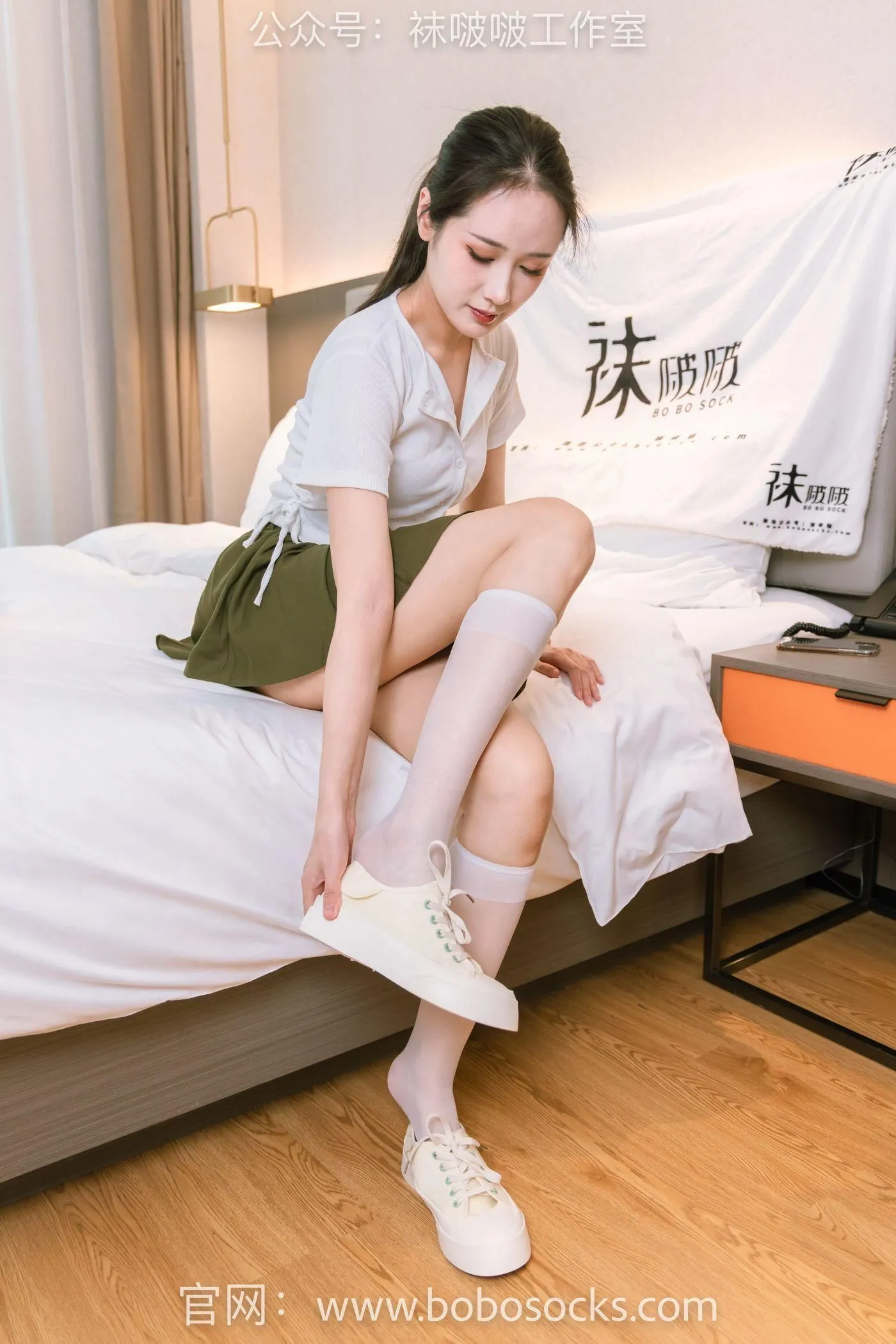 [BoBoSocks袜啵啵]NO.095 小安-板鞋、小腿丝袜 [140P]插图